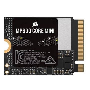 SSD Corsair MP600 CORE MINI, 1TB, M.2, NVMe PCIe 4.0 x4, 3D QLC