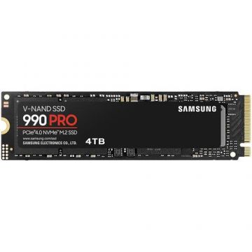 SSD Samsung 990 PRO 4TB, PCIe Gen 4.0 x4, NVMe, M.2.