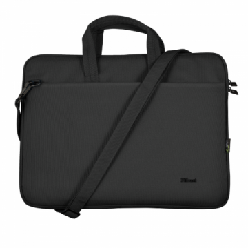 Trust Geanta Trust Bologna Bag ECO Slim pentru laptop de 16inch, Negru