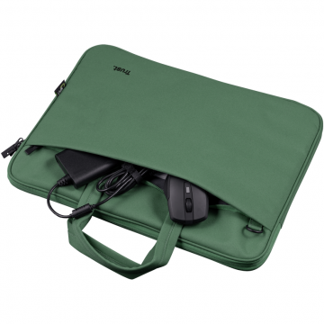 Trust Geanta laptop Trust Bologna Eco, 16 inch(40cm), greutate 430 grame, Verde