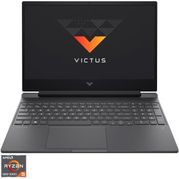 Laptop Gaming HP VICTUS 15-fb0029nq cu procesor AMD Ryzen™ 5 5600H pana la 4.20 GHz, 15.6, Full HD, 8GB, 256GB SSD, Nvidia GeForce GTX 1650 4GB, FreeDOS, Mica Silver