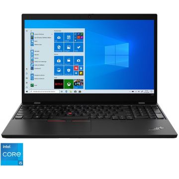 Laptop Lenovo 15.6'' ThinkPad L15 Gen 2, FHD IPS, Procesor Intel® Core™ i5-1135G7, 16GB DDR4, 512GB SSD, Intel Iris Xe, Win 10 Pro, Black