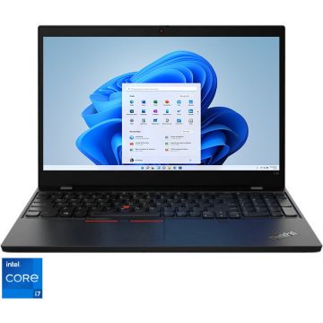 Laptop Lenovo 15.6'' ThinkPad L15 Gen 2, FHD IPS, Procesor Intel® Core™ i7-1165G7 (12M Cache, up to 4.70 GHz, with IPU), 16GB DDR4, 512GB SSD, Intel Iris Xe, Win 11 DG Win 10 Pro, Black