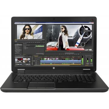 Laptop Second Hand HP Zbook 17 G2, Intel Core i7-4710MQ 2.50GHz, 16GB DDR3, 240GB SSD, NVIDIA Quadro K3100M, DVD-RW, 17.3 Inch Full HD, Webcam