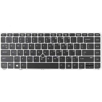Tastatura laptop HP 819877-001 Layout US cu rama si point stick