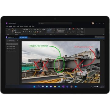 Microsoft Tableta Microsoft Surface GO 3, Intel Pentium Gold 6500Y, 10.5 inch WUXGA+, 8GB RAM, 128 SSD, Windows 11 Pro, Argintiu