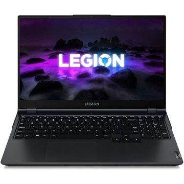 Laptop Gaming Lenovo Legion 5 15ACH6A (Procesor AMD Ryzen™ 7 5800H (16M Cache, up to 4.4 GHz) 15.6inch FHD 165Hz, 16GB, 1TB GB SSD, Radeon RX 6600M @8GB, Negru/Albastru)