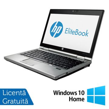 Laptop Refurbished HP EliteBook 2570p, Intel Core i5-3320M 2.60GHz, 4GB DDR3, 240GB SSD, Fara Webcam, 12.5 Inch + Windows 10 Home