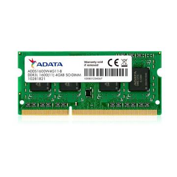 SODIMM Adata, 8GB DDR3, 1600 MHz, low voltage 