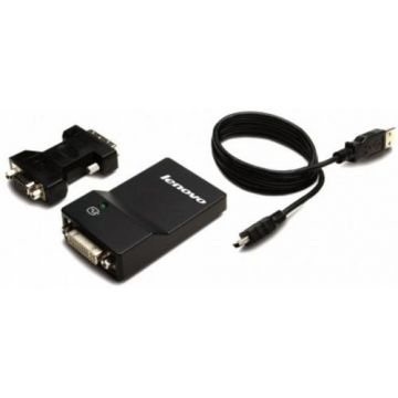 Adaptor Lenovo 0B47072 USB 3.0 la DVI/VGA