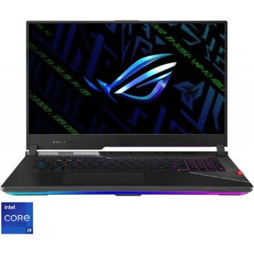 Laptop ASUS Gaming 17.3'' ROG Strix SCAR 17 SE G733CX, QHD 240Hz, Procesor Intel® Core™ i9-12950HX (30M Cache, up to 5.00 GHz), 64GB DDR5, 2x 2TB SSD RAID 0, GeForce RTX 3080 Ti 16GB, Win 11 Pro, Off Black Stealth