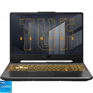 Laptop Gaming ASUS TUF FX506HC-HN002 (Procesor Intel® Core™ i5-11400H (12M Cache, up to 4.50 GHz) 15.6inch FHD 144Hz, 8GB, 512GB SSD, nVidia GeForce RTX 3050 @4GB, Negru)