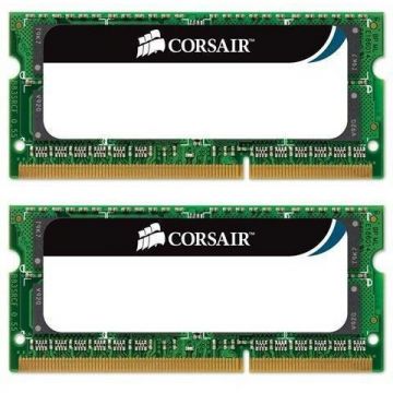 Memorie Corsair KIT 2x4 SODIMM, DDR3, 8Gb, 1333Mhz CMSO8GX3M2A1333C9
