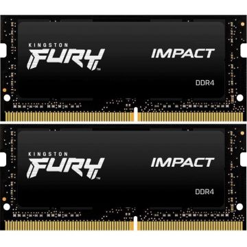 Memorie Laptop FURY Impact, 16GB, DDR4, 3200MHz, CL20, 1.2v, Dual Channel Kit