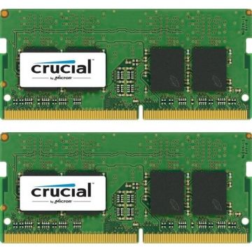 Memorie notebook Crucial 32GB, DDR4, 2400MHz, CL17, 1.2v, Dual Rank x8, Dual Channel Kit