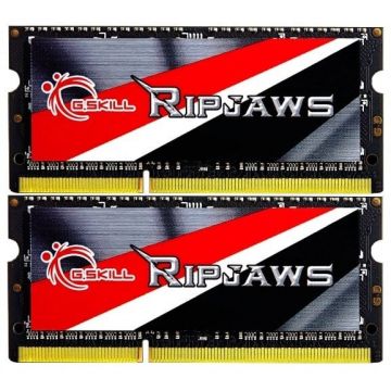 Memorie notebook G.Skill Ripjaws, 16GB, DDR3, 1600MHz, CL9, 1.35v, Dual Channel Kit
