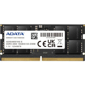Memorie notebook SODIMM, DDR5, 16GB, 4800MHz, CL40, 1.1V