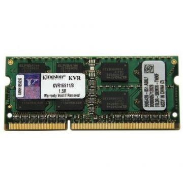 Memorie SODIMM DDR III 8GB, 1600MHz KVR16S11/8