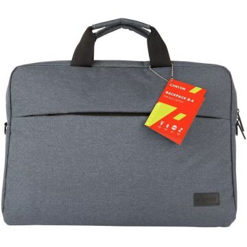 Canyon Geanta notebook 15.6 inch CNE-CB5G4 Gray, multiple buzunare pentru accesorii