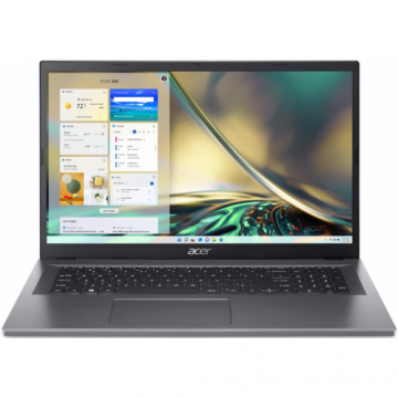 Laptop Acer Aspire 3 A317-55P (Procesor Intel® Core™ i3-N305 (6M Cache, up to 3.80 GHz, with IPU), 17.3inch FHD, 8GB, 512GB SSD, Intel UHD Graphics, Gri)