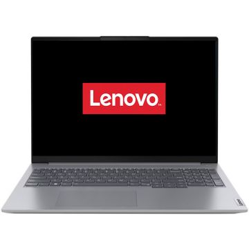 Laptop Lenovo 16'' ThinkBook 16 G6 ABP, WUXGA IPS, Procesor AMD Ryzen™ 5 7530U (16M Cache, up to 4.50 GHz), 16GB DDR4, 512GB SSD, Radeon, No OS, Arctic Grey