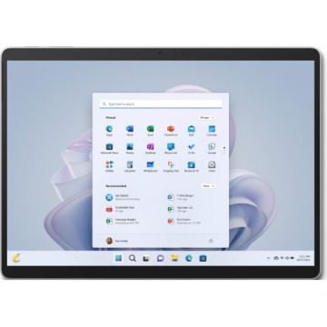 Microsoft Laptop Microsoft Surface Pro 9 cu procesor Intel® Core™ i7-1255U pana la 4.70 GHz, 13, 16GB, 256GB SSD, Intel Iris Xe Graphics, Windows 11 Home, Platinum