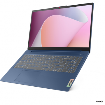 Laptop Ideapad Slim 3 FHD 15.6 inch AMD Ryzen 7 7730U 16GB 512GB SSD Free Dos Abyss Blue