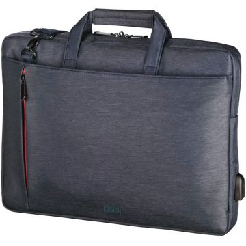 Hama Geanta notebook 17.3 inch Manchester Dark Blue Hama Geanta notebook 17.3 inch Manchester Dark Blue