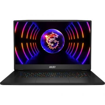 Laptop Gaming MSI Titan GT77 HX 13VI (Procesor Intel® Core™ i9-13980HX (36M Cache, up to 5.60 GHz), 17.3inch UHD 144Hz, 64GB, 2TB SSD, NVIDIA GeForce RTX 4090 @16GB, Win 11 Home, Negru)