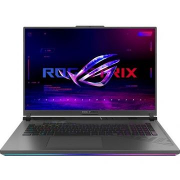 Asus Laptop Gaming Asus ROG Strix G18 G814JV, Intel Core i7-13650HX, 18 inch QHD+, 16GB RAM, 1TB SSD, nVidia RTX 4060 8GB, No OS, Gri