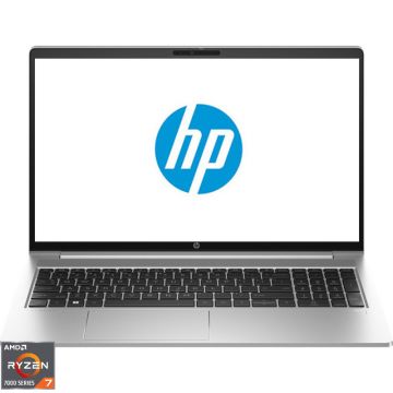 Laptop HP 15.6'' ProBook 455 G10, FHD, Procesor AMD Ryzen™ 7 7730U (16M Cache, up to 4.5 GHz), 8GB DDR4, 512GB SSD, Radeon, Free DOS, Silver