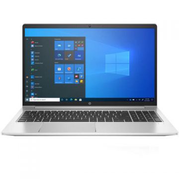 Laptop ProBook 455 G8 FHD 15.6 inch AMD Ryzen 5 5600U 16GB 512GB SSD Windows 10 Pro Silver