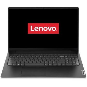 Lenovo Laptop Lenovo V15 G4 AMN, AMD Ryzen 3 7320U, 15.6 inch FHD, 8GB RAM, 512GB SSD, Free DOS, Negru