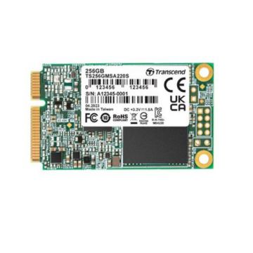 SSD Transcend MSA220S, 256GB, mSATA 3D NAND, SATA3