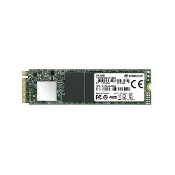 SSD Transcend MTE112S,  512GB, M.2 2280, PCIe Gen3 x4 NVMe, 3D NAND Flash
