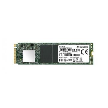 SSD Transcend MTE112S, 512GB, M.2 2280, PCIe Gen3 x4 NVMe, 3D NAND Flash