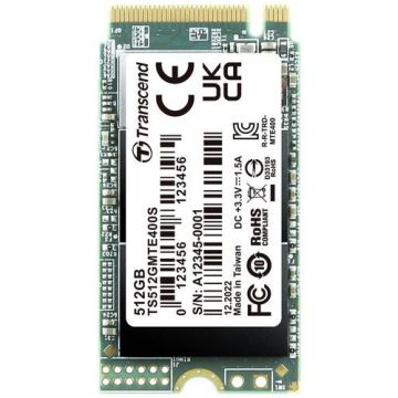 SSD Transcend MTE400S, 512GB, M.2 2242, PCIe Gen3 x4 NVMe