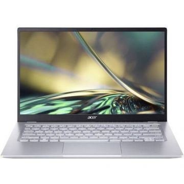 Acer Laptop Acer Swift 3 SF314-44, AMD Ryzen 5 5625U, 14 inch FHD, 16GB RAM, 512GB SSD, AMD Radeon Graphics, No OS, Argintiu Acer Laptop Acer Swift 3 SF314-44, AMD Ryzen 5 5625U, 14 inch FHD, 16GB RAM, 512GB SSD, AMD Radeon Graphics, No OS, Argintiu