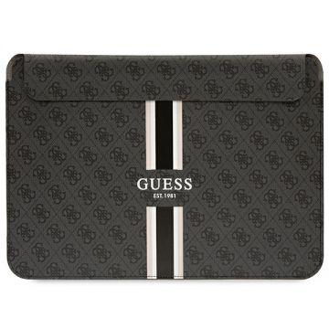 Geanta Laptop Guess Black Profesional cu Dungi 4G Geanta Laptop Guess Black Profesional cu Dungi 4G