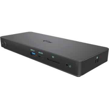 I-TEC Docking Station I-tec C31TRIPLEDOCKPDPRO, Negru