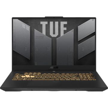 Laptop Asus Gaming TUF F17 FX707ZC4 , Intel Core i5-12500H, Full HD, SSD 512GB, IPS, 16GB, NVIDIA GeForce RTX 3050, 4GB GDDR, No OS, Mecha Gray