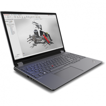 Laptop ThinkPad P16 Gen2 WQUXGA 16 inch Intel Core i9-13980HX 32GB 1TB SSD RTX 3500 Ada Windows 11 Pro Storm Grey