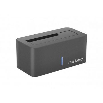 natec Statie de andocare Natec Kangaroo, Aluminiu, USB, Pentru Mac si Windows, Negru