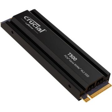 SSD Crucial T500, 1TB, M.2 2280, PCIe NVMe 4.0, Radiator
