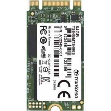 SSD Transcend MSA220S, 64GB, mSATA 3D NAND, SATA3