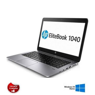Laptop Refurbished HP EliteBook Folio 1040 G1 i7-4600u 2.10 GHz up to 3.30 GHz 8GB DDR3 256GB SSD m2 SATA 14inch Windows 10 Home Preinstalat