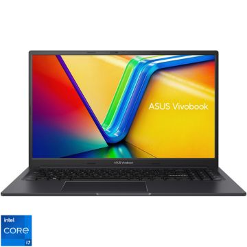 Laptop ASUS 15.6'' Vivobook 15X OLED K3504VA, 2.8K 120Hz, Procesor Intel® Core™ i7-1360P (18M Cache, up to 5.00 GHz), 16GB DDR4, 1TB SSD, Intel Iris Xe, No OS, Indie Black