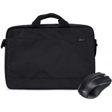 Acer Set Geanta si Mouse wireless Acer Notebook Starter Kit pentru Notebook-uri de 17, Negru
