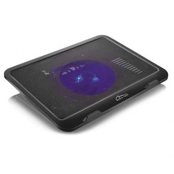 Cooler Media-Tech MT2660, compatibilitate laptop 15.6inch, USB, Negru