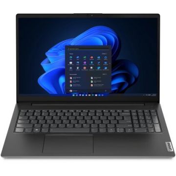 Lenovo Laptop Lenovo V15 G3 IAP, Intel Core i3-1215U, 15.6 inch FHD, 8GB RAM, 256GB SSD, Free DOS, Negru